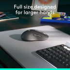 Ratón inalámbrico Logitech Signature M650 L para zurdos, tamaño com...