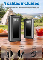 banco portátil del poder del cargador 50000mAh, carga rápida con lo...