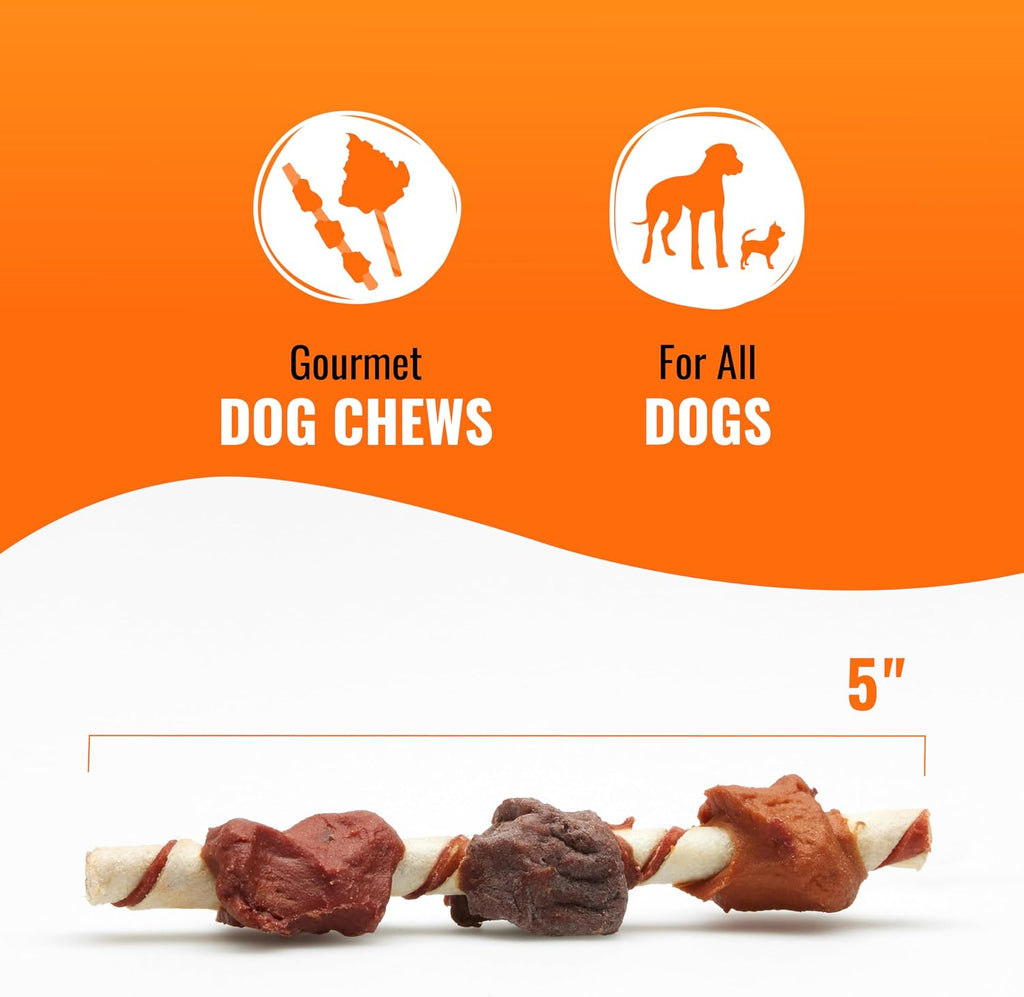 Good N Fun - Masticables de triple sabor para todos los perros, dal...