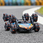 NEXBOX Enfriador de 8 ruedas controlado a mano juguetes de coche RC...