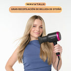 Secador de pelo iónico Wavytalk Blown Away con difusor para cabello...