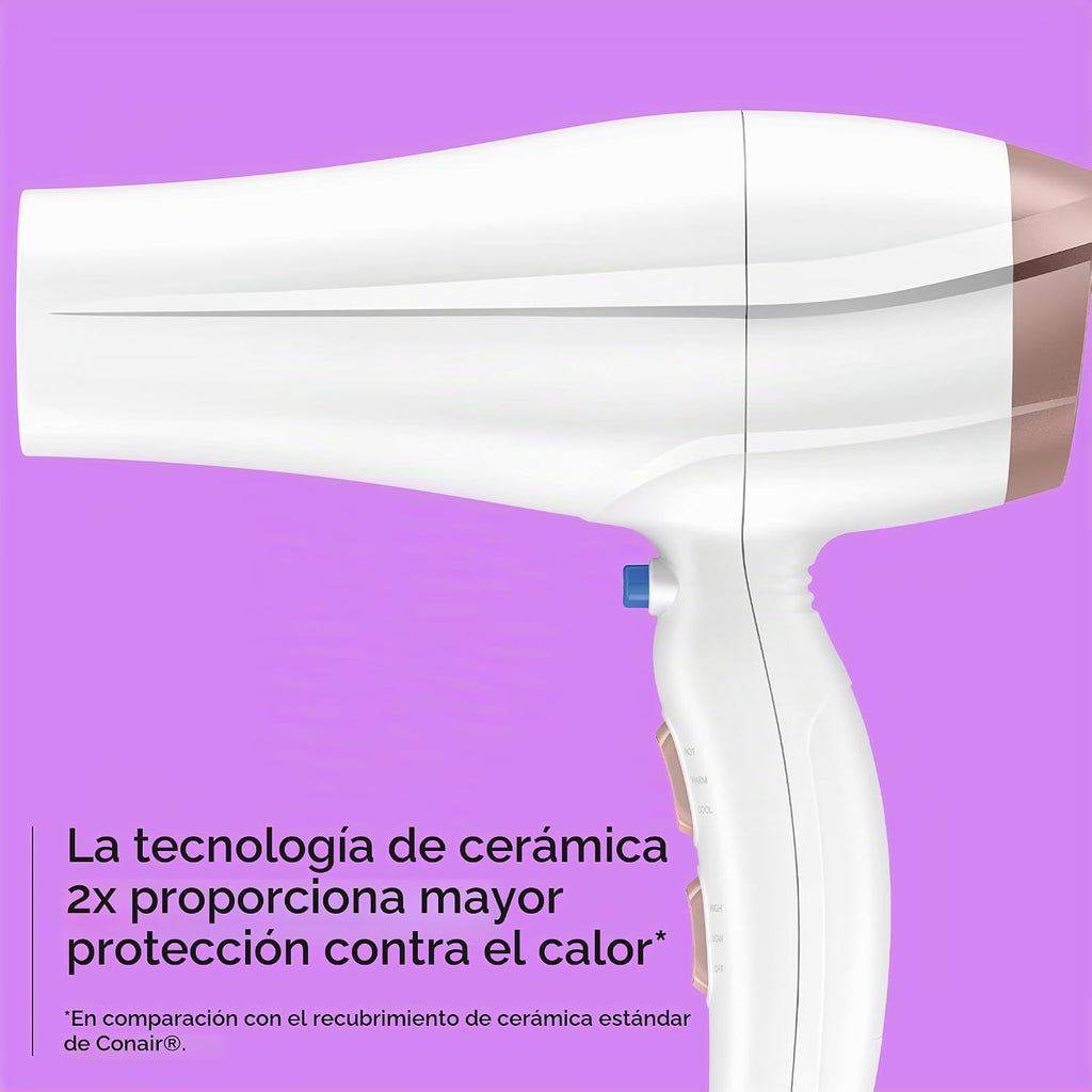 Conair Secador de pelo iónico de cerámica | La tecnología iónica de...