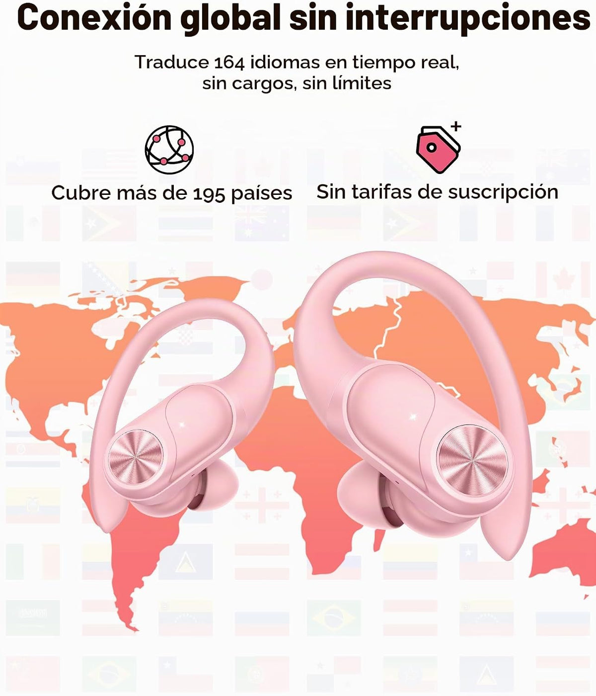 PocBuds - Auriculares Bluetooth inalámbricos con estuche de carga i...