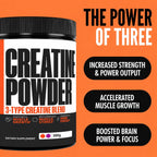 Monohidrato de creatina en polvo, 5000 mg, suplemento preentrenamie...