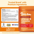 Zesty Paws Alivio de la alergia para perros \u2013 Suplemento antip...