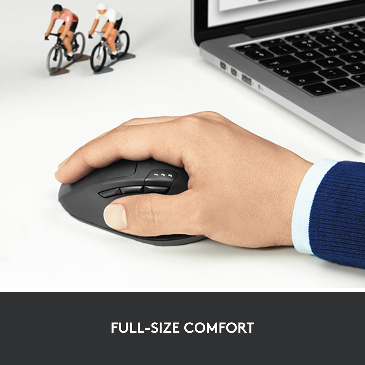 Ratón inalámbrico multidispositivo Logitech M720 Triathalon de tama...