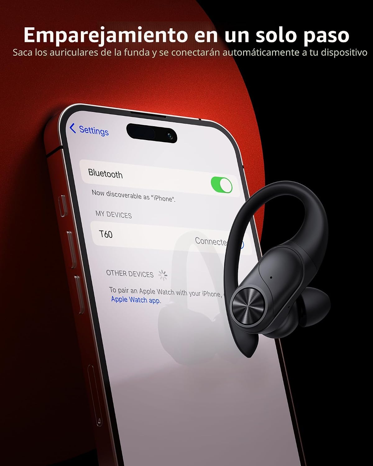 PocBuds Auriculares Bluetooth Auriculares Inalámbricos 80hrs Tiempo...