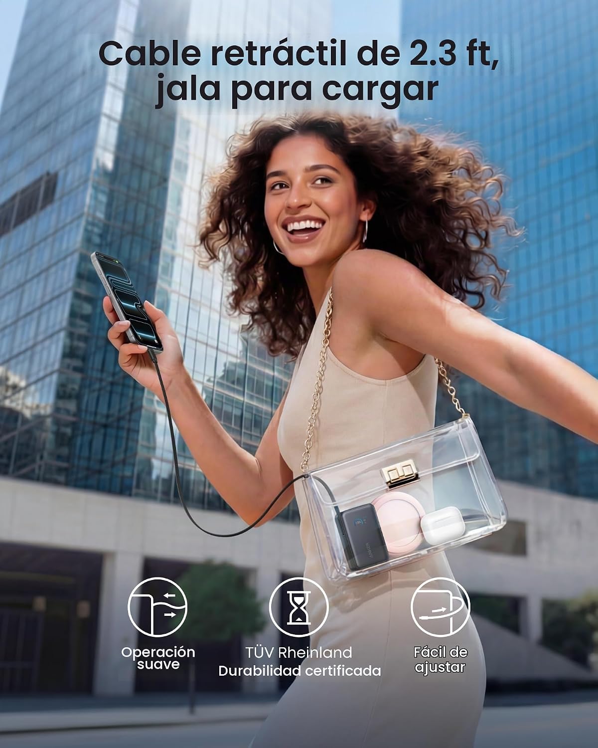 Anker Nano Power Bank, cargador portátil de 45 W 10,000 mAh, paquet...
