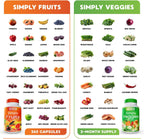 Simply Nature's Pledge - Repleto de 42 frutas y verduras difere...
