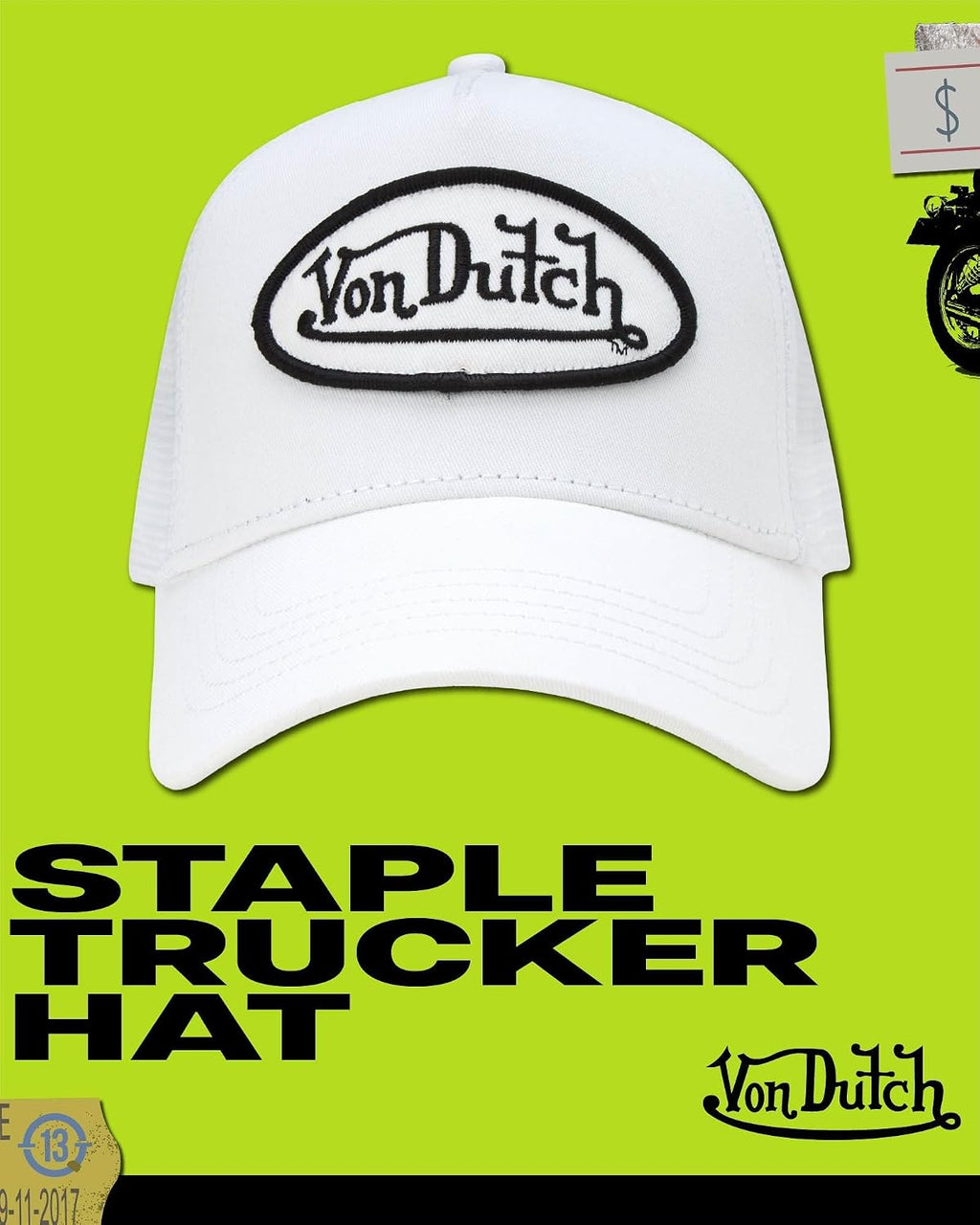 Von Dutch Gorra unisex de camionero \u2013 Gorra de béisbol retro c...