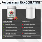 Ekkovision Monohidrato de creatina en polvo, sandía de frambuesa, 1...