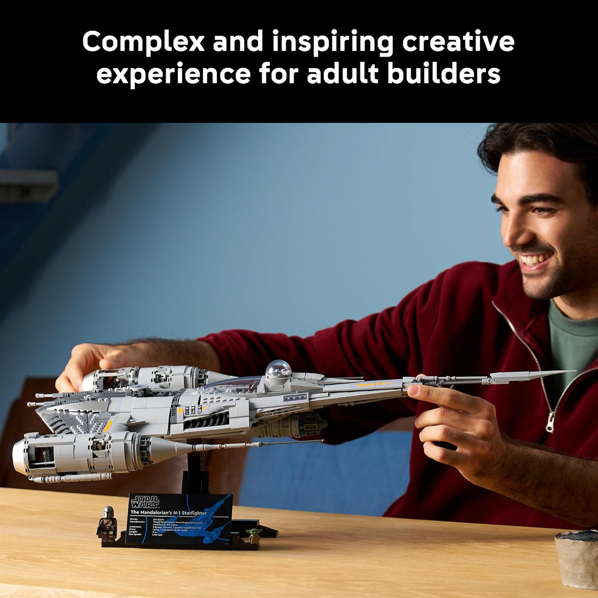 LEGO Star Wars Caza Estelar N-1 del Mandaloriano 75442 | Juego de c...