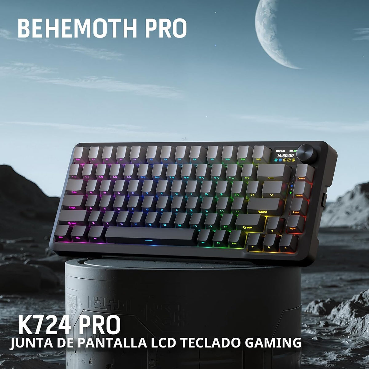 Redragon K724 PRO Teclado inalámbrico de 81 teclas para juegos | Pa...