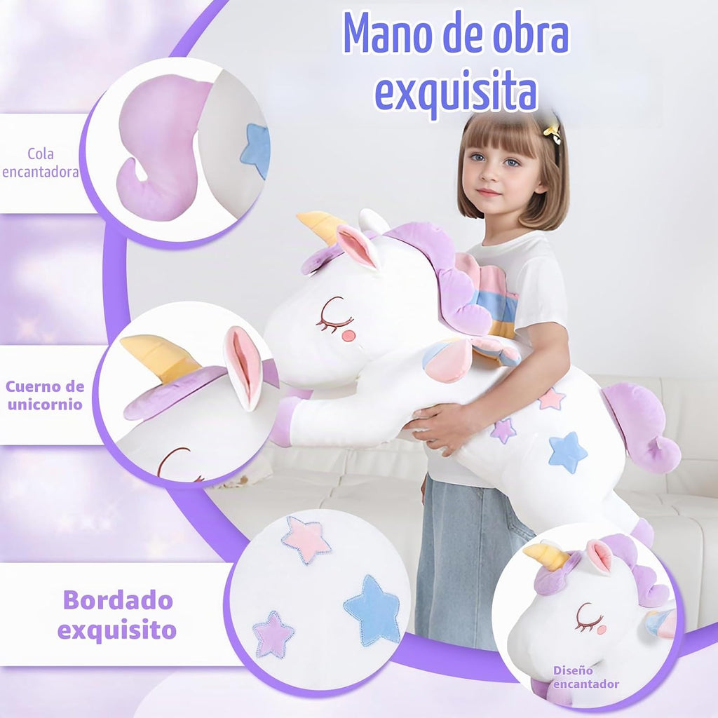 Tianmihou Animal de Peluche Grande Unicornio de 32'', Lindo...