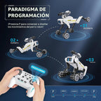 Perro robot inteligente con agarre, más de 30 acciones programables...
