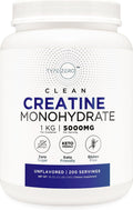 Type Zero Monohidrato de creatina (sin sabor) 2.2 lbs, micronizado,...