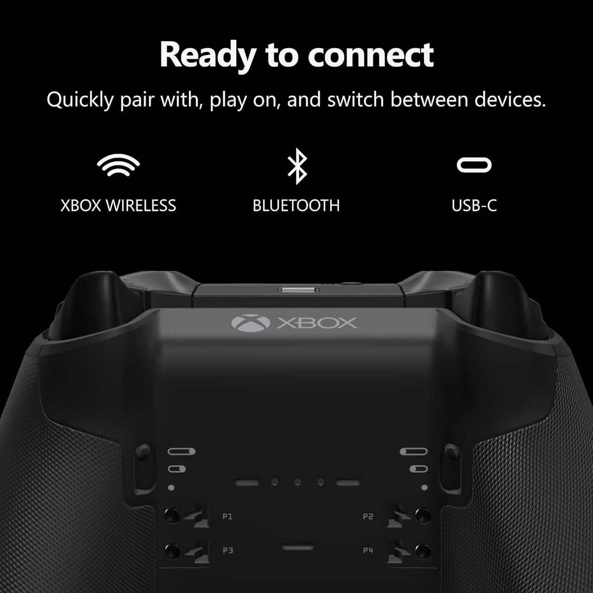 Controlador de juegos inalámbrico Xbox | Núcleo Elite Serie 2 | Neg...