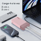 NOBIS Cargador portátil 20000mAh 65W Power Bank Carga rápida | Banc...