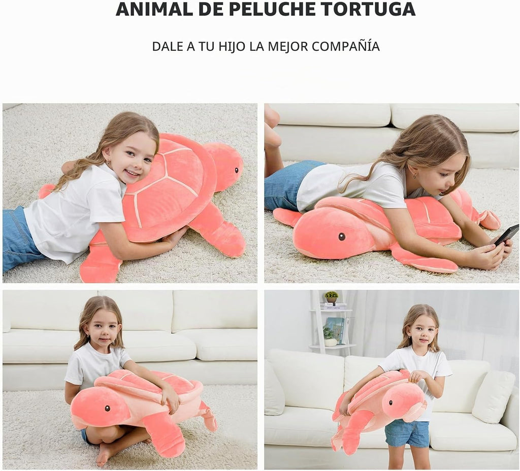 Dalmao - Almohada de peluche grande de 28" con tortuga marina r...