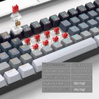 MageGee Teclado portátil 60% mecánico para juegos, retroiluminado R...