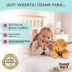 Highland Cow - Animal de peluche apto para microondas, almohadilla...