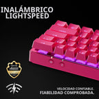 Logitech G PRO X Teclado inalámbrico para juegos 60% (óptica táctil...