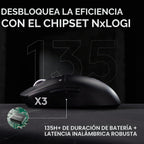 Logitech G Ratón para juegos PRO X3 SUPERSTRIKE - Magenta | LIGHTSP...