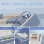 AULA F75 75% Teclado mecánico inalámbrico, teclado intercambiable e...