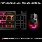 SteelSeries Teclado para juegos Apex 3 TKL RGB - Factor de forma co...