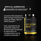 Polvo Elite de monohidrato de creatina Kagged | Sin sabor | 60 porc...