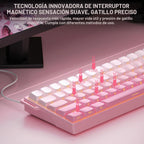 Aula WIN60 HE - Teclado mecánico para juegos 60% con cable, interru...