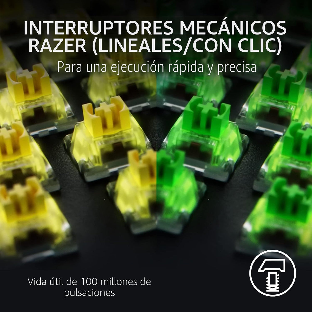 Teclado mecánico para juegos con cable Razer BlackWidow V4 Pro, int...