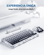 GravaStar Mercury K1 75% Teclado mecánico inalámbrico para juegos c...