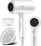 Secador de Pelo con Difusor, CONFU Secador de Pelo para Cabello Riz...