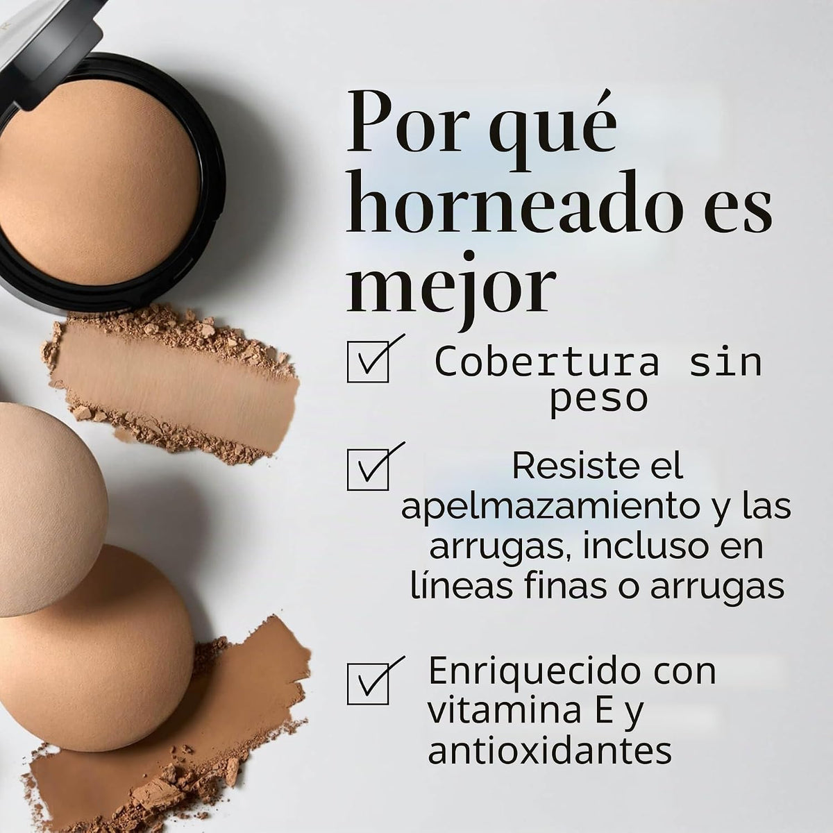 LAURA GELLER - Base de maquillaje en polvo de doble toma, acabado m...