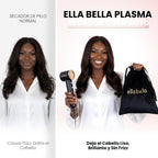 ELLA BELLA® Secador de Cabello de Plasma Compacto, Secador de Cabel...