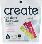 Create Creatina + electrolitos - Energía y fuerza - Paquete variado...
