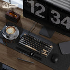 RK ROYAL KLUDGE R75 Teclado mecánico con cable con perilla de volum...