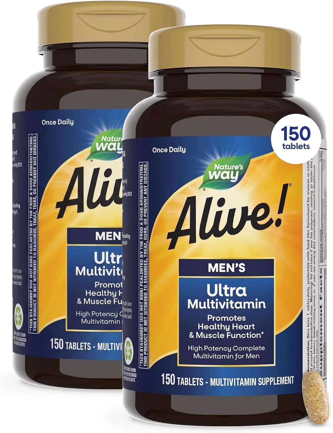 Nature's Way ¡Alive! Daily Ultra Multivitamínico, fórmula de al...