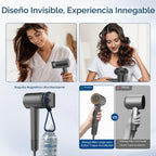Secador de pelo con difusor, 180,000 RPM de alta velocidad con difu...