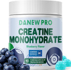 DANEW Pro Gomitas de creatina certificada NSF 0.18 oz, 15 porciones...