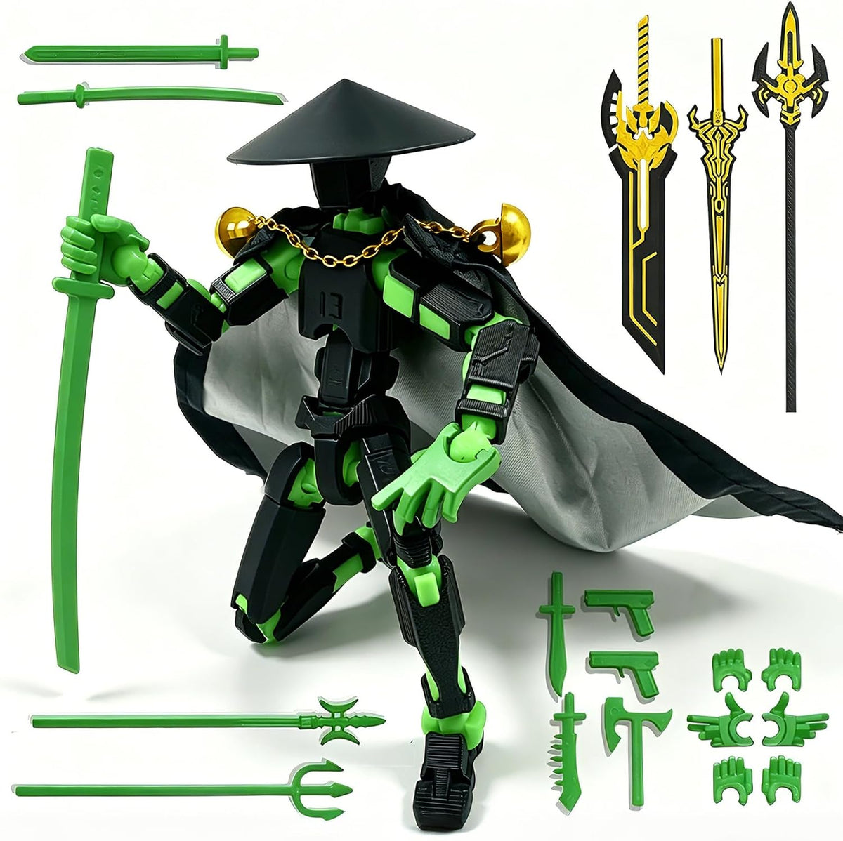 DANONI Titan13 - Figura de acción de robot ficticio 13, robot impre...