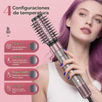 Vincofy Estilizador de aire caliente 7 en 1, cepillo secador de pel...