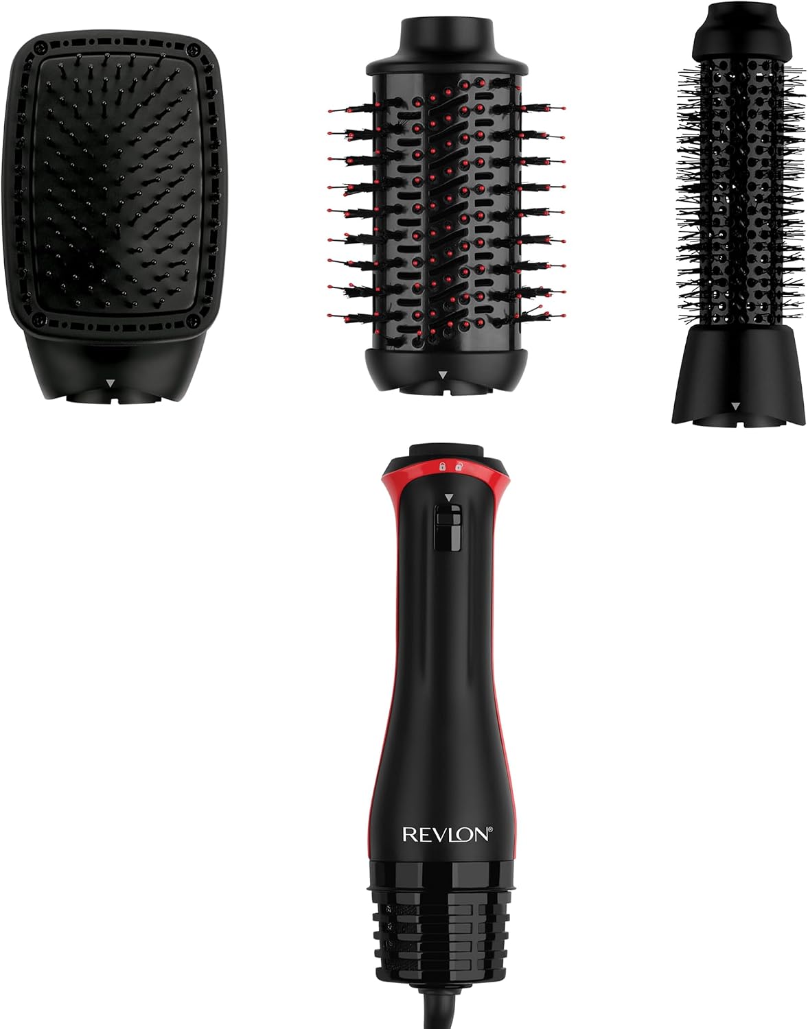 REVLON Cepillo secador multiestilo 3 en 1 con 3 accesorios | Volumi...