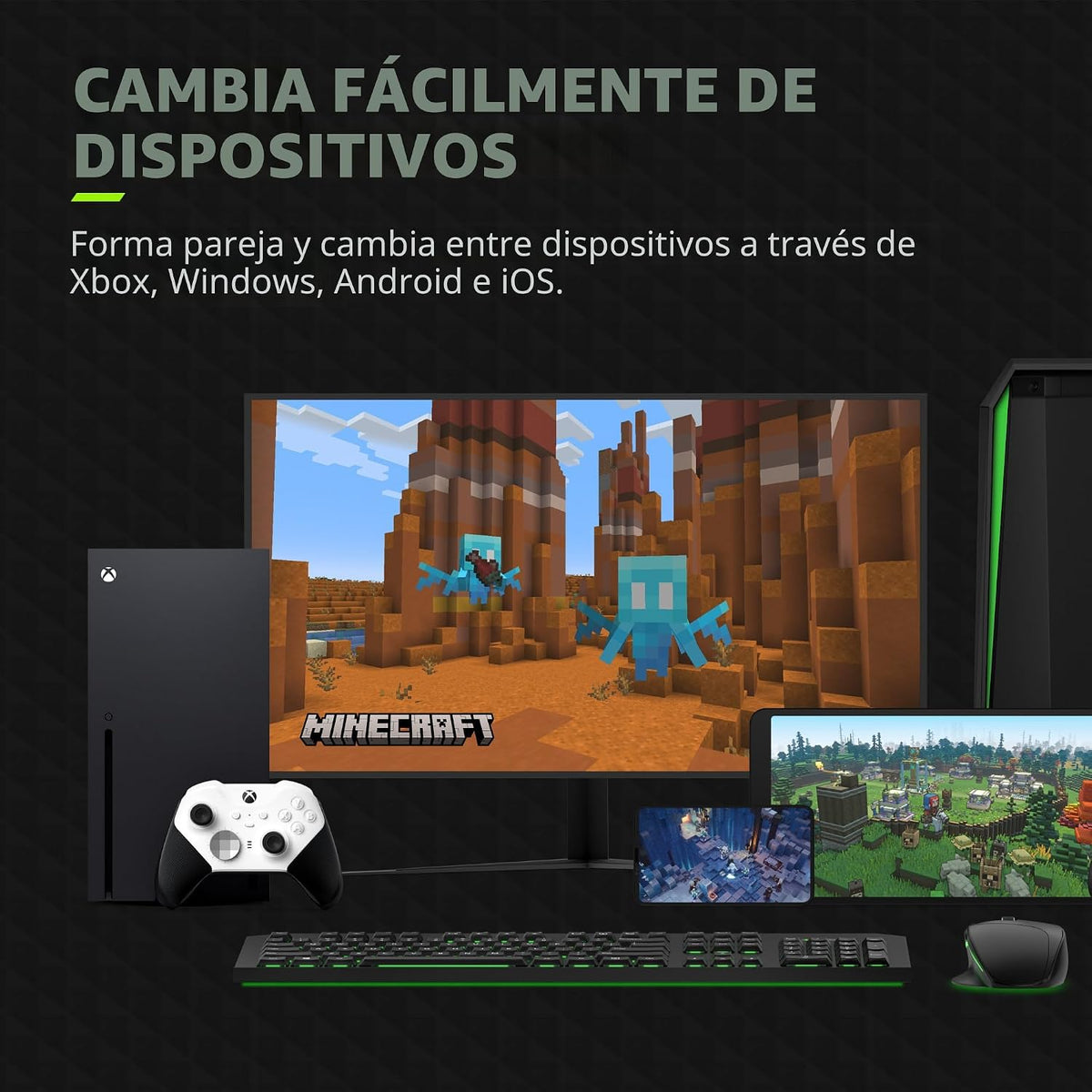 Controlador de juegos inalámbrico Xbox | Núcleo Elite Serie 2 | Bla...