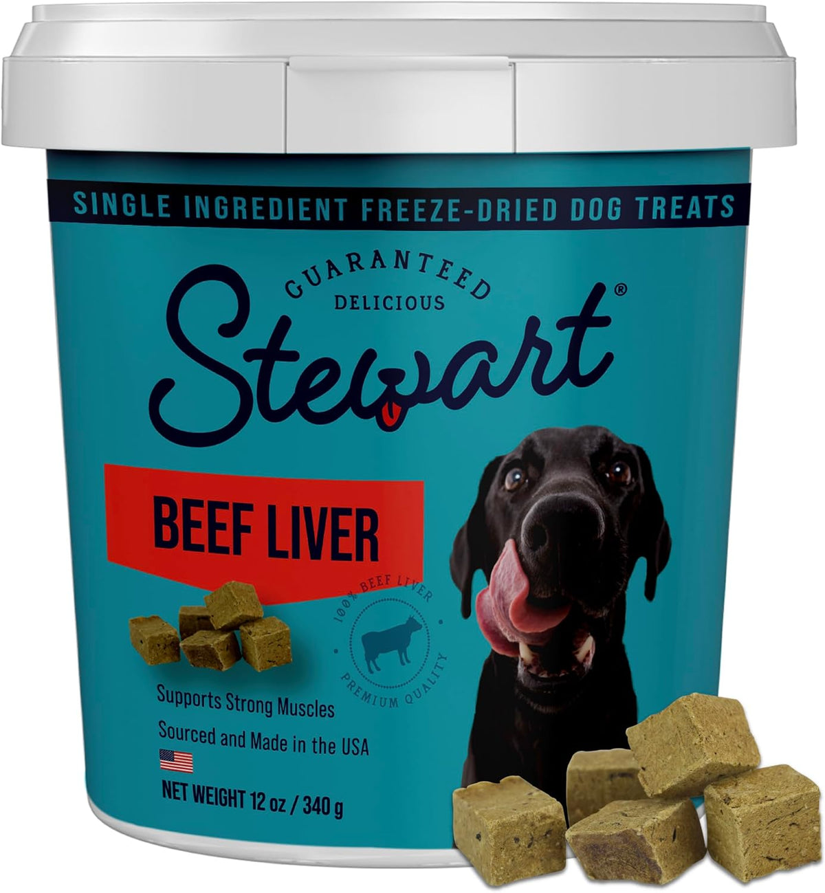 Stewart Golosinas de Hígado de Res para Perros, 12 oz, ~270 Piezas,...