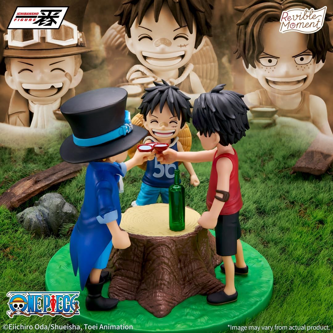 Figura Ichibansho - One Piece - Ace & Sabo & Luffy (Recuerdos Dramá...