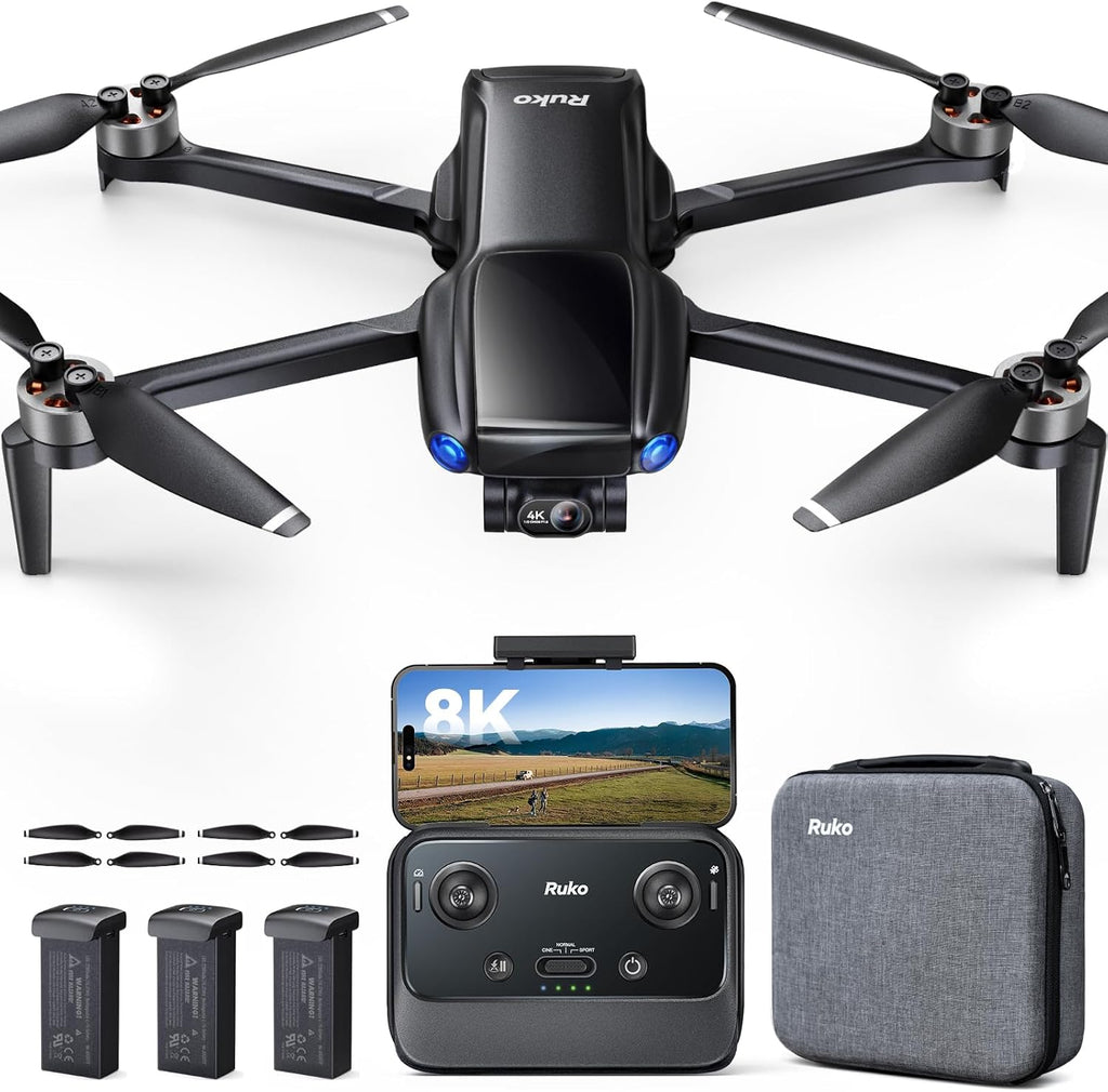 Ruko Drone con cámara para adultos video 4K y foto 8K, tiempo de vu...