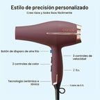 Conair Secador de pelo con difusor y concentrador, motor de CA de 1...