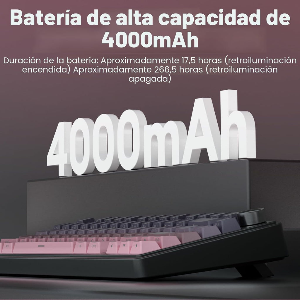 AULA F75 Pro Teclado mecánico inalámbrico, teclado personalizado in...